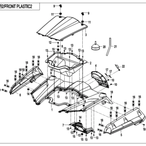 Diagram:  2021 CFMoto ZFORCE 800 Trail CF800US-A FRONT PLASTICS 2 [F04-2]