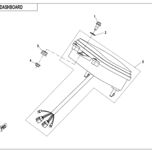 Diagram:  2021 CFMoto ZFORCE 800 Trail CF800US-A DASHBOARD [F17]