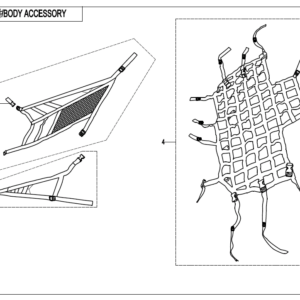 Diagram:  2021 CFMoto ZFORCE 800 Trail CF800US-A BODY ACCESSORIES [F26-1]