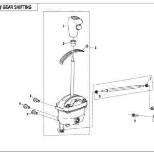Diagram:  2021 CFMoto ZFORCE 800 Trail CF800US-A GEAR SHIFTING [F32]