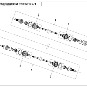 Diagram:  2021 CFMoto ZFORCE 800 Trail CF800US-A FRONT CV SHAFT [F27-D	]