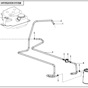 Diagram:  2021 CFMoto ZFORCE 800 Trail CF800US-A FUEL EVAPORATION SYSTEM [F36]