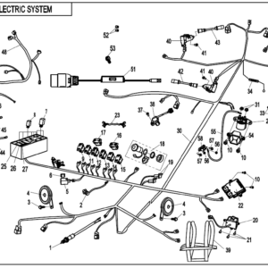 Diagram:  2021 CFMoto ZFORCE 800 Trail CF800US-A ELECTRIC SYSTEM [F15-1-V4]
