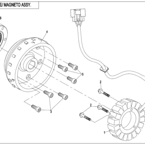 Diagram:  2021 CFMoto ZFORCE 800 Trail CF800US-A MAGNETO ASSY.(HIGH POWER) [E03-B]