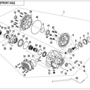 Diagram:  2021 CFMoto ZFORCE 800 Trail CF800US-A FRONT AXLE [F31-V2]