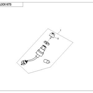 Diagram:  2019 CFMoto ZFORCE 800 Trail CF800US-A LOCK KIT(SUMITOMO) [F01-B]