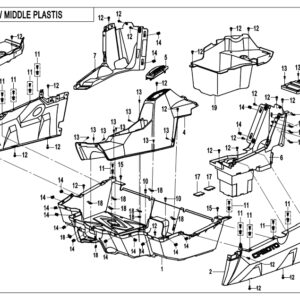 Diagram:  2019 CFMoto ZFORCE 800 Trail CF800US-A MIDDLE PLASTICS 2 [F04-4-V2]