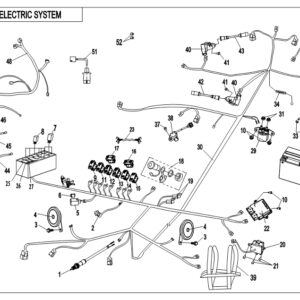 Diagram:  2019 CFMoto ZFORCE 800 Trail CF800US-A ELECTRIC SYSTEM [F15-1-V2]