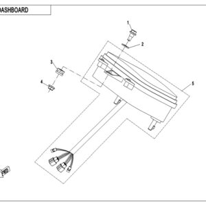 Diagram:  2019 CFMoto ZFORCE 800 Trail CF800US-A DASHBOARD [F17]