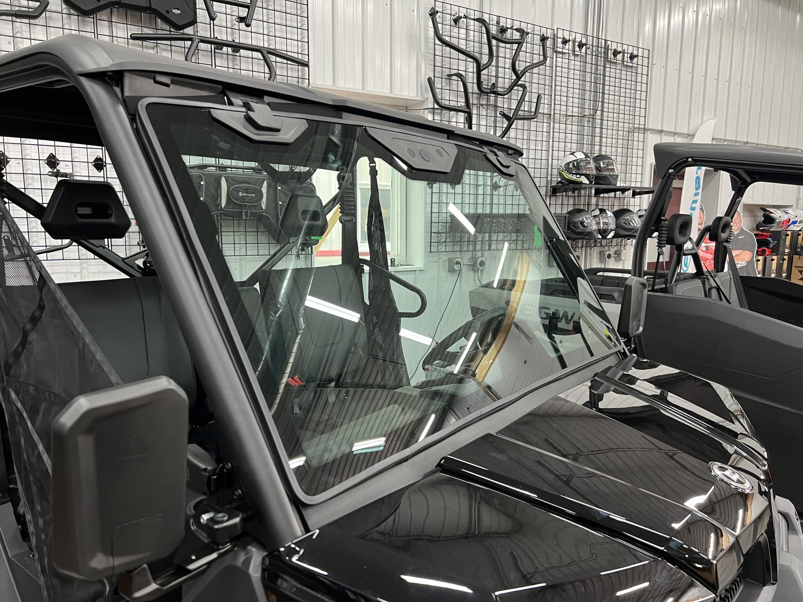 Glass Tip Out Windshield, CFMoto OEM - 5HYV-805800-1K02 - Fits 2024+ UForce 1000 - Image 5