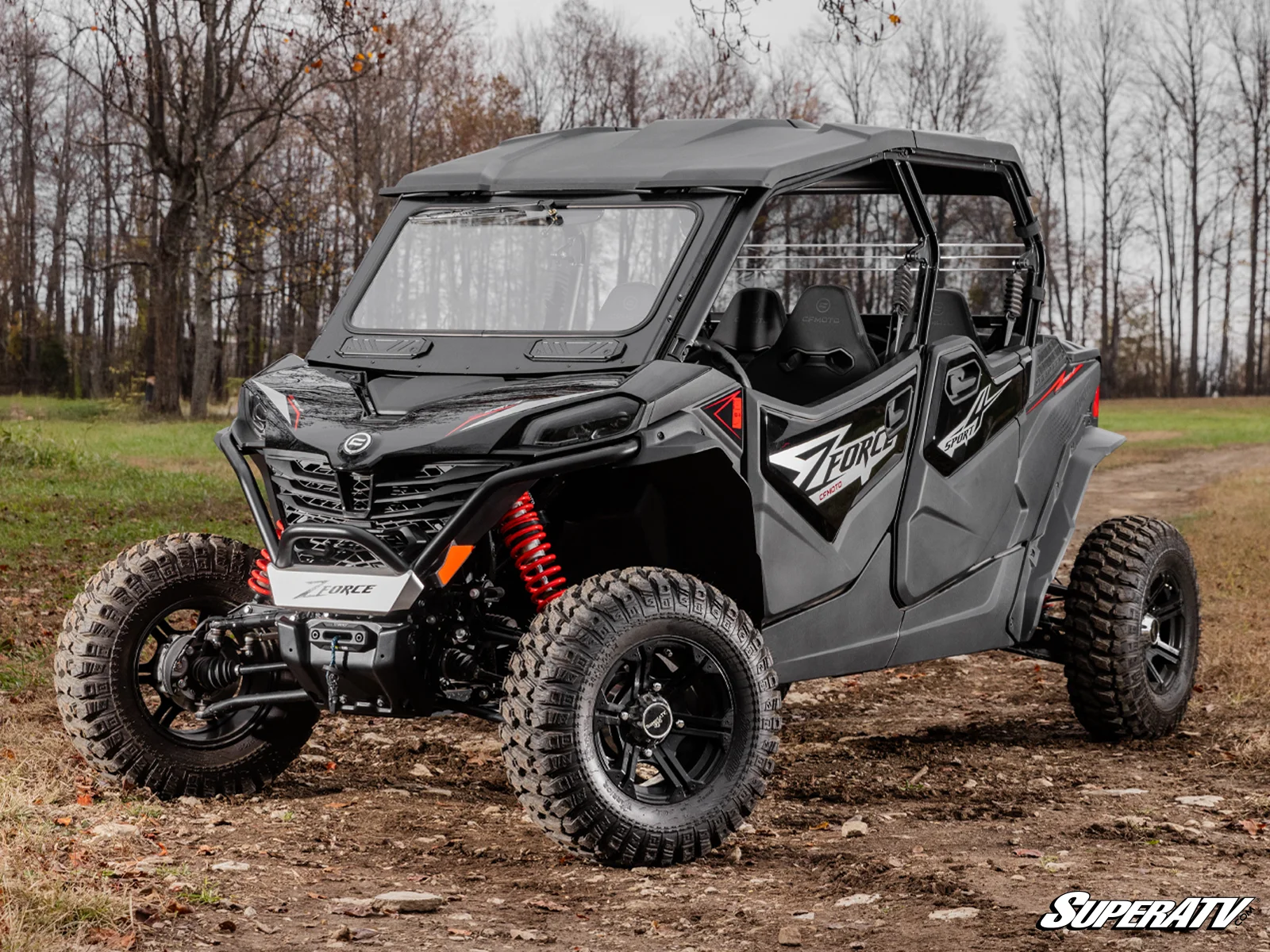 CFMOTO ZForce 800 Trail G2 Glass Windshield -SuperATV - Image 2