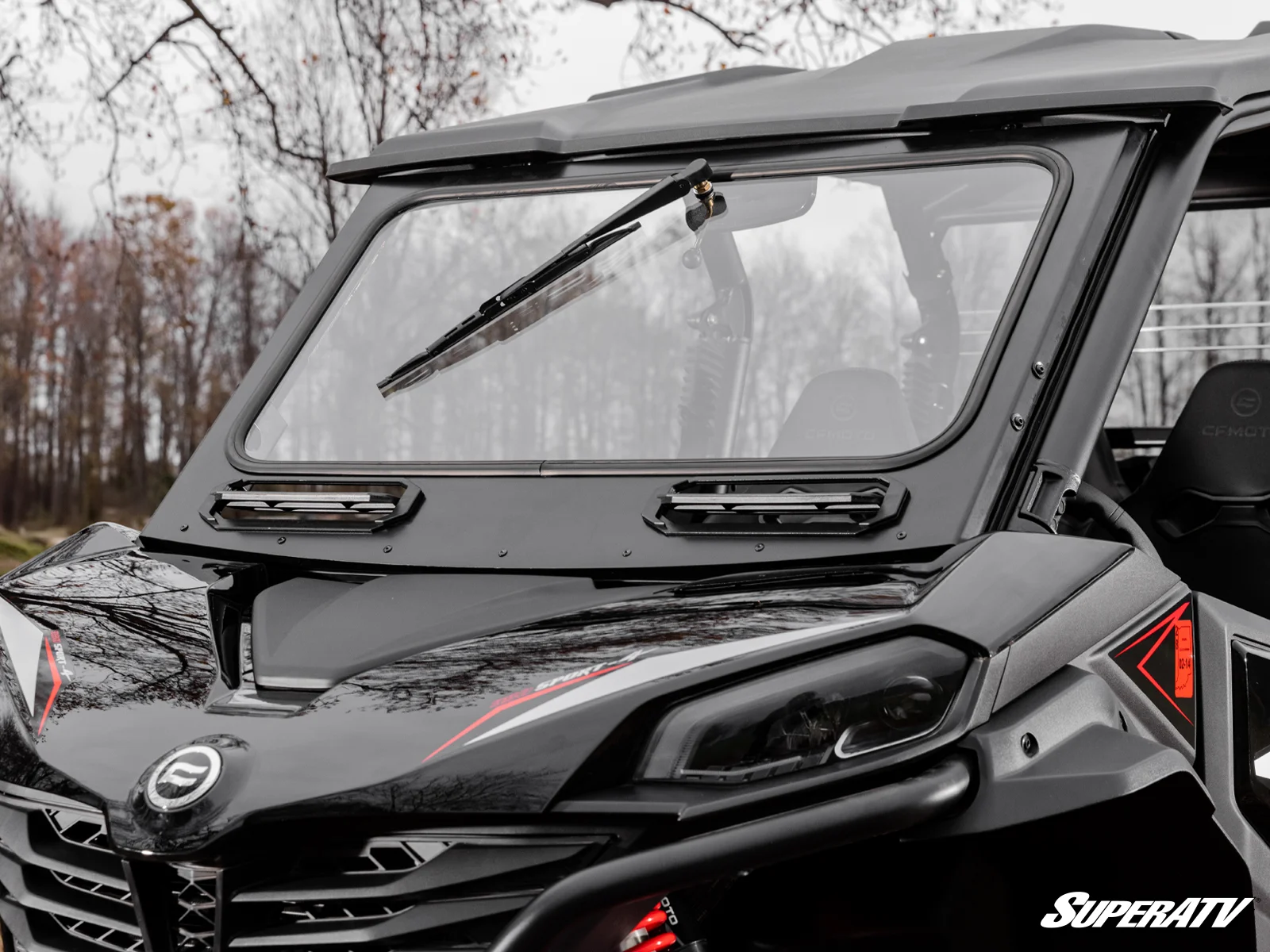 CFMOTO ZForce 800 Trail G2 Glass Windshield -SuperATV
