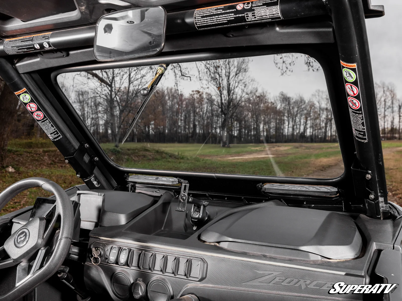CFMOTO ZForce 800 Trail G2 Glass Windshield -SuperATV - Image 7