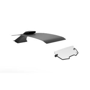 Half Poly Windshield + Roof Scoop + Roof - Z10-4 - CFMoto OEM - 5CYV-807600-1000